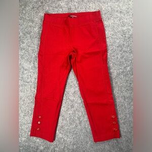 BCASUAL Casual Red Cropped Pants